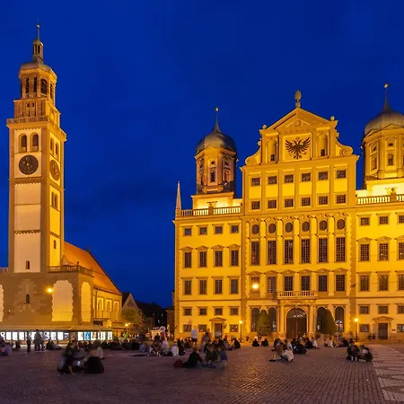 Gemuetliche Oase In Der Innenstadt, Zwei Minuten Zum Rathaus 公寓 奥格斯堡